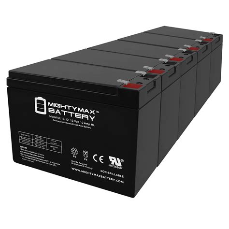 ML10-12 - 12V 10AH EMERGENCY EXIT LIGHTING BATTERY - 5 Pack