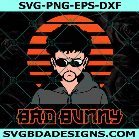 Bad Bunny Yonaguni SVG, Anime Svg, Bad Bunny Svg