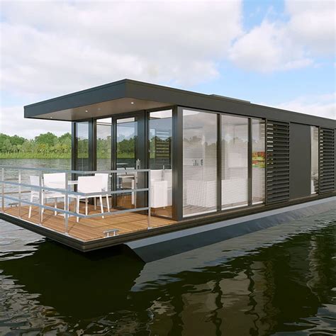 New Design Aluminum Pontoon Houseboat In The Sea - Buy Houseboat,House Pontoon Boat,Aluminum ...