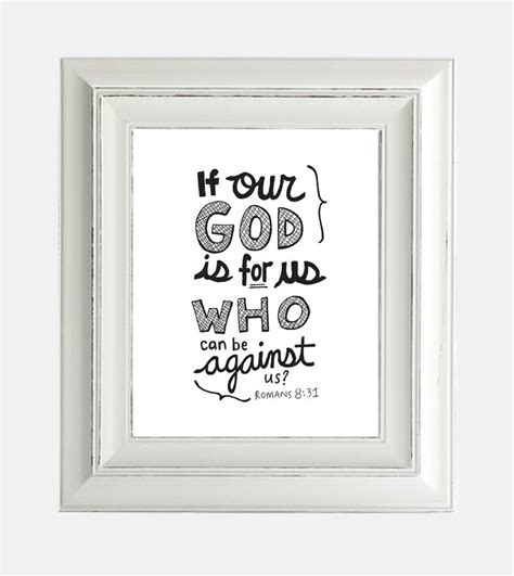 Digital Download Print god is for Us Romans - Etsy