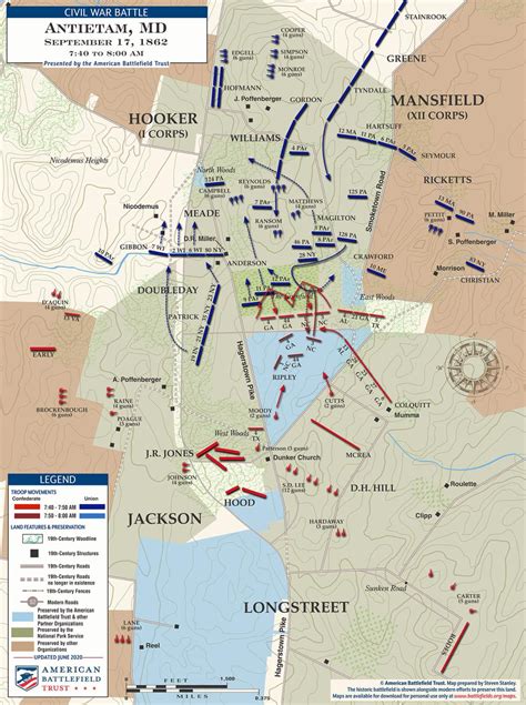 Battle Of Antietam Map