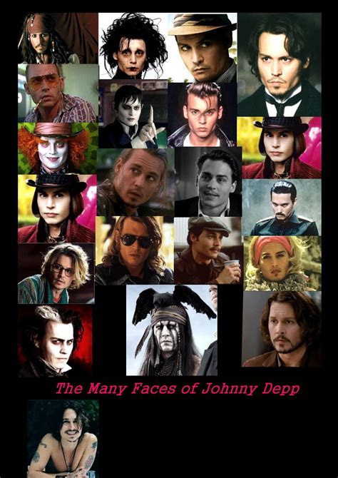 The many faces of Johnny Depp. | Johnny depp, Many faces, Johnny