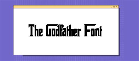 Godfather Font Free Download