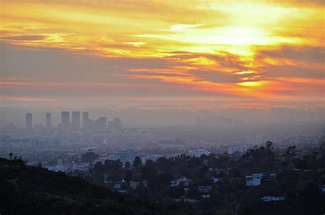 Hollywood Hills Sunset Los Angeles Photograph by Kyle Hanson