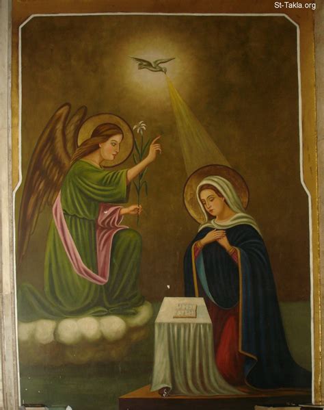 Image: The Annunciation of Angel Gabriel to Virgin Mary صورة بشارة الملاك جبرائيل للسيدة مريم ...