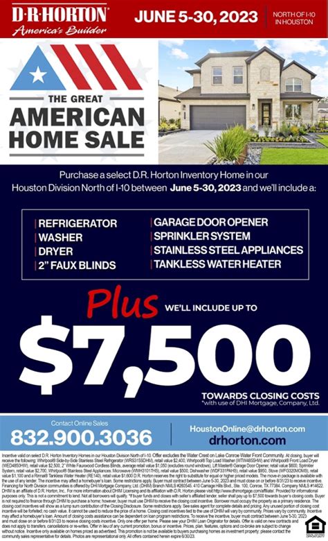 D. R. Horton's The Great American Home Sale | Fairwater