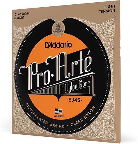 Amazon.com: D'Addario Guitar Strings - Pro-Arte Classical Guitar Strings - EJ43 - Nylon Guitar ...