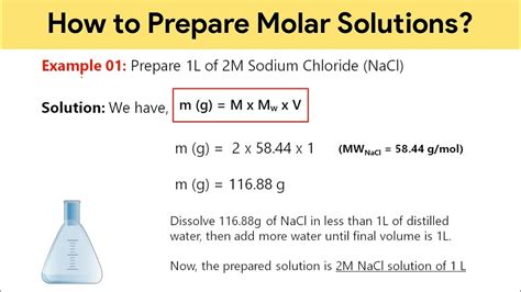 How to Prepare Molar Solutions? | Biochemical Calculations | Hindi - YouTube