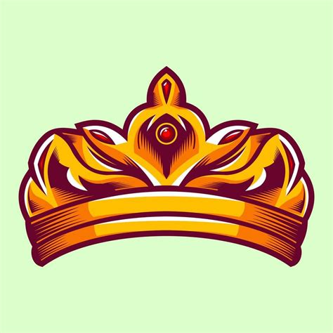 Gold crown design vector illustration 15324652 Vector Art at Vecteezy