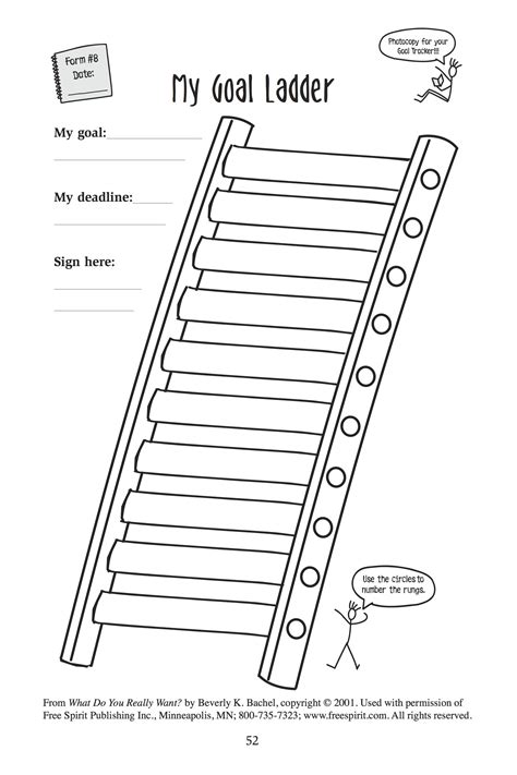 Fear Ladder Worksheet For Kids