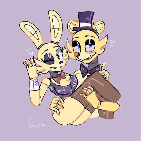 Fredbear x spring bonnie (FNAF)