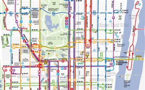 Manhattan Bus Map | MTA