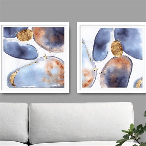 Indigo Blue Artwork - Etsy