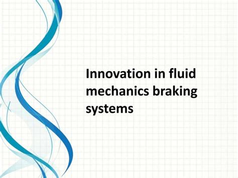 Applications of Fluid Mechanics | PPT