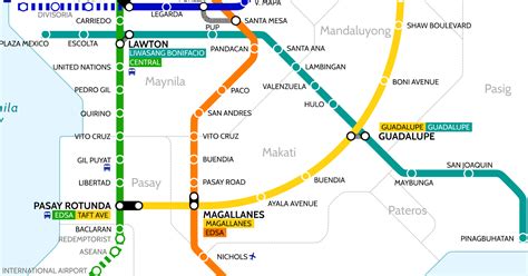 Lrt/mrt Map Manila