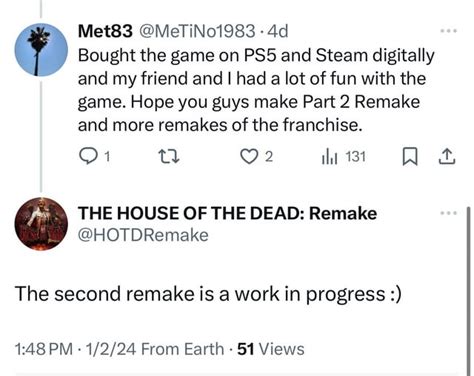 House of the Dead 2 remake still in progress : r/houseofthedead