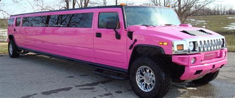 SUV Pink Hummer Limo