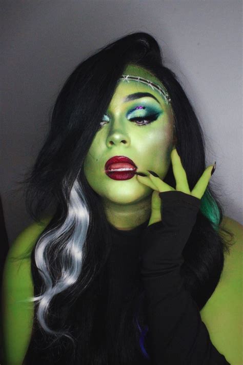 Frankenstein makeup | Frankenstein makeup, Bride of frankenstein makeup ...