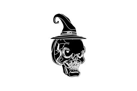 Halloween Character Skull Silhouette Graphic by fadhiesstudio · Creative Fabrica