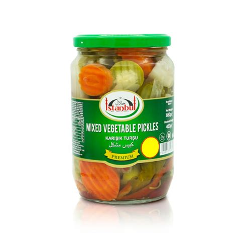 Istanbul Mixed Vegetable Pickles 12x720cc – Village Quality Products