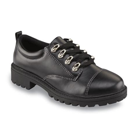 Bongo Women's Lana Black Oxford Shoe