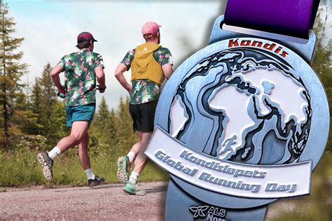 Global Running Day: Slik ser medaljen ut - KONDIS - norsk organisasjon for kondisjonsidrett