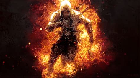 Wallpaper : Assassin's Creed, fire, CemreK Artworks 3840x2160 - Kasama9 - 1579131 - HD ...