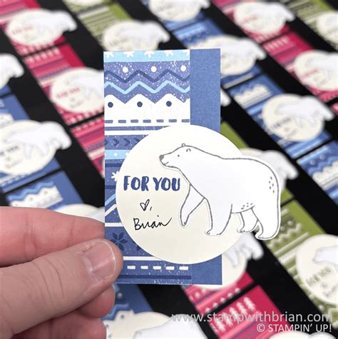 Beary Cute Holiday Tags – STAMP WITH BRIAN