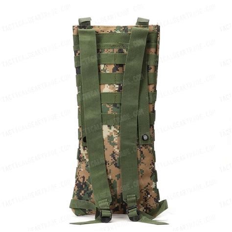 Molle 3L Hydration Water Backpack Digital Camo Woodland for $14.69