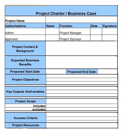 Free Project Charter Template Download Ad Pass Information To Manufacturing, Attach Your ...