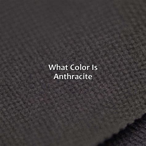 What Color Is Anthracite - colorscombo.com