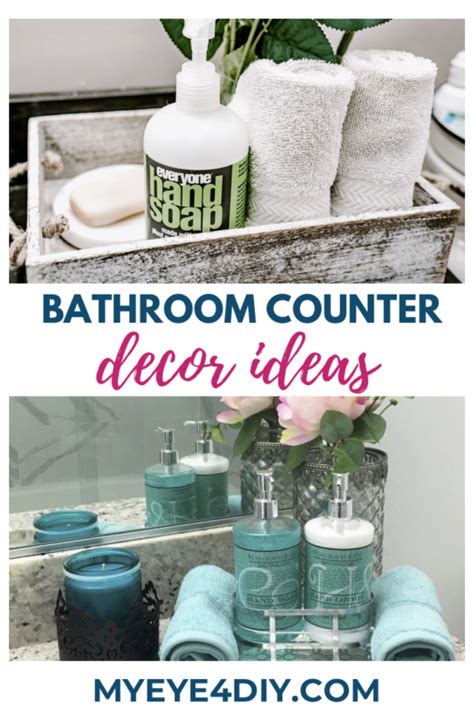 Bathroom Counter Decor Ideas For a Small Bathroom - My Eye 4 DIY