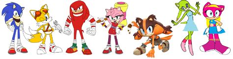 Sonic Boom Team by Teaganm on DeviantArt