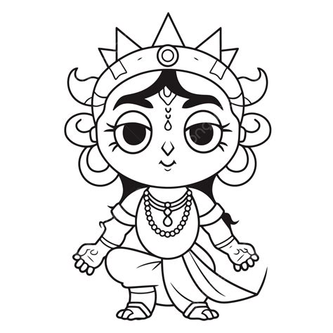 Coloring Pages Lord Krishna Outline Sketch Drawing Vector, Wing Drawing, Ring Drawing, Color ...