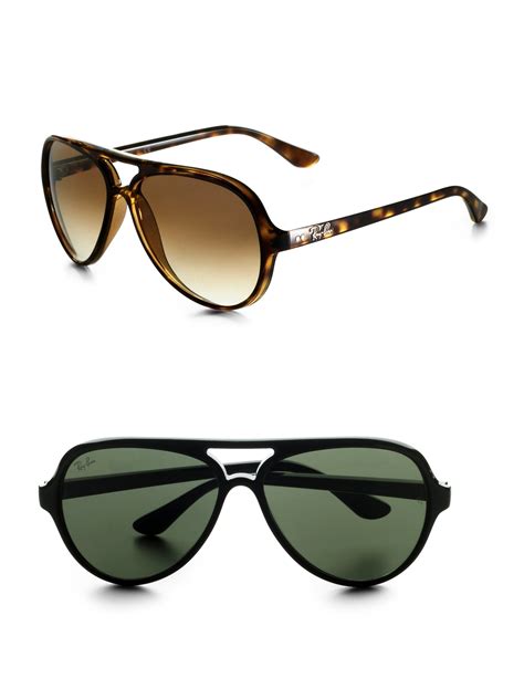 Ray-ban Aviator Sunglasses in Black for Men (tortoise) | Lyst