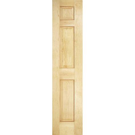 Masonite 18 in. x 80 in. Smooth 6-Panel Solid Core Unfinished Pine Interior Door Slab-12673 ...