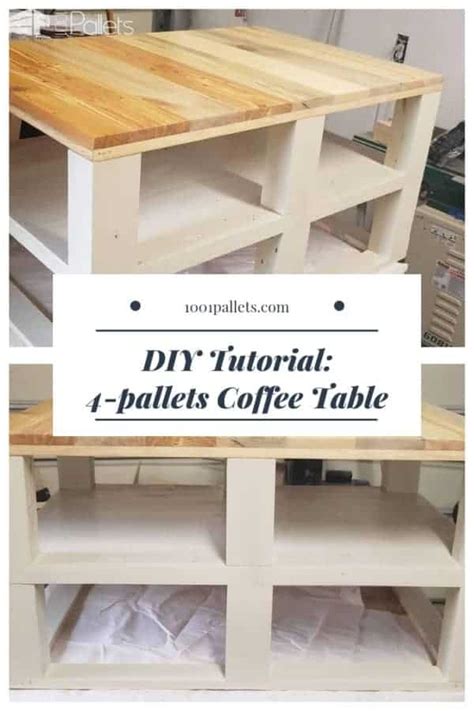 Pallet Coffee Table • DIY plans • 1001 Pallets