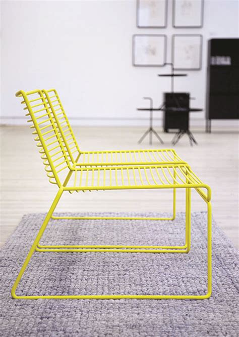 Wire and mesh chair by Hay | Lounge chair outdoor, Hay hee lounge chair ...