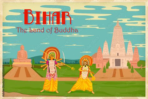 Culture of Bihar Stock Vector | Adobe Stock