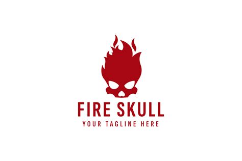 fire skull logo vector icon illustration 37372530 Vector Art at Vecteezy