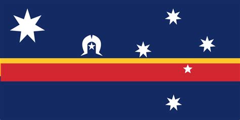 New Australian Flag - Design 2 - AU Republic