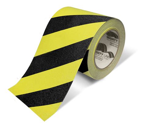 6" Yellow With Black Chevrons Anti-Slip Floor Tape - 60' Roll – Industrial Floor Tape