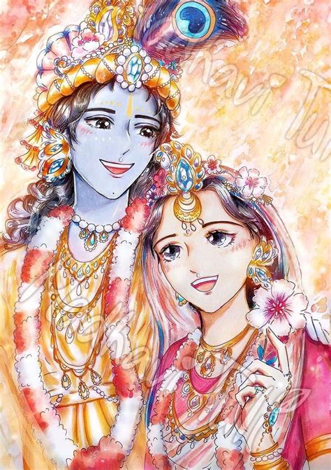 Buy HD File Shri Krishna With Shri Radha Radha Krishna With Online in India - Etsy | Krishna ...