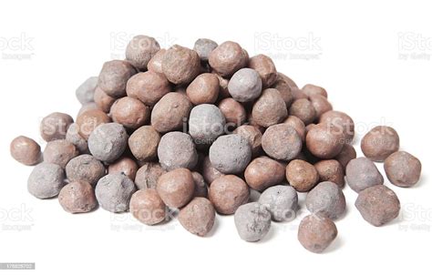 Taconite Iron Ore Pellets Isolated On White Stock Photo - Download ...