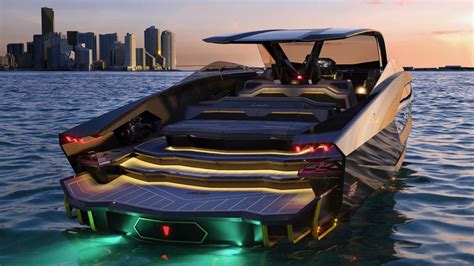 Lamborghini yacht is the supercar of the seas