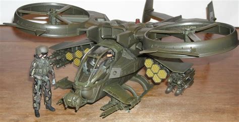 The toys from movie: AVATAR SCORPION RDA GUNSHIP AT-99