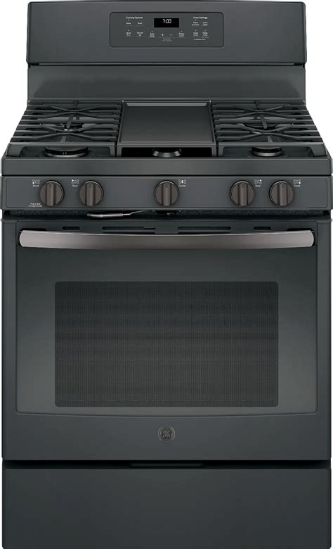 Customer Reviews: GE 5.0 Cu. Ft. Freestanding Gas Convection Range JGB700FEJDS - Best Buy