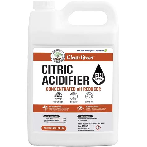 Reviews for Clean Green 1 Gal. Citric Acidifier - Concentrated Liquid Citric Acid Solution - pH ...