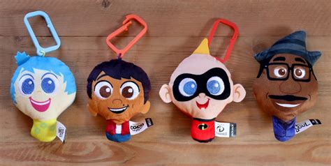 Dan the Pixar Fan: Disney·Pixar Plush Keychain McDonald's Happy Meal Toys—Complete Collection