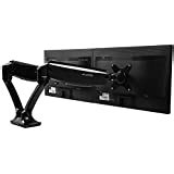 Amazon.com : Mount-It! Dual LCD Monitor Desk Mount Stand Heavy Duty Fully Adjustable Arms Fits 2 ...